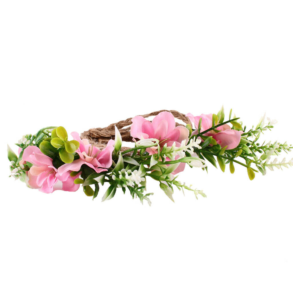 Girls Kids Flower   Vine Garland Wedding Bridal Hair Hoop