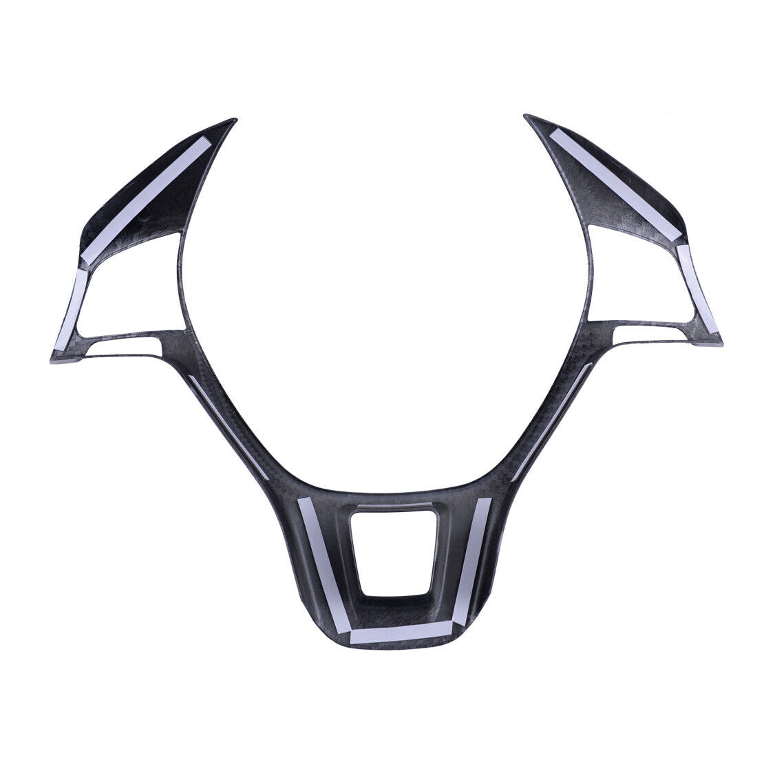 Carbon Fiber Style Steering Wheel Cover Trim Fit for VW Jetta/Tiguan 2017-19 Atn