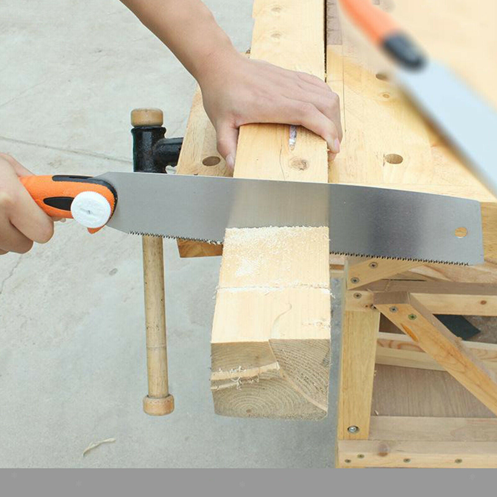 Hand Saw Carpentry Woodworking Steel Blade Flush Cut Saw for Furniture 265B
