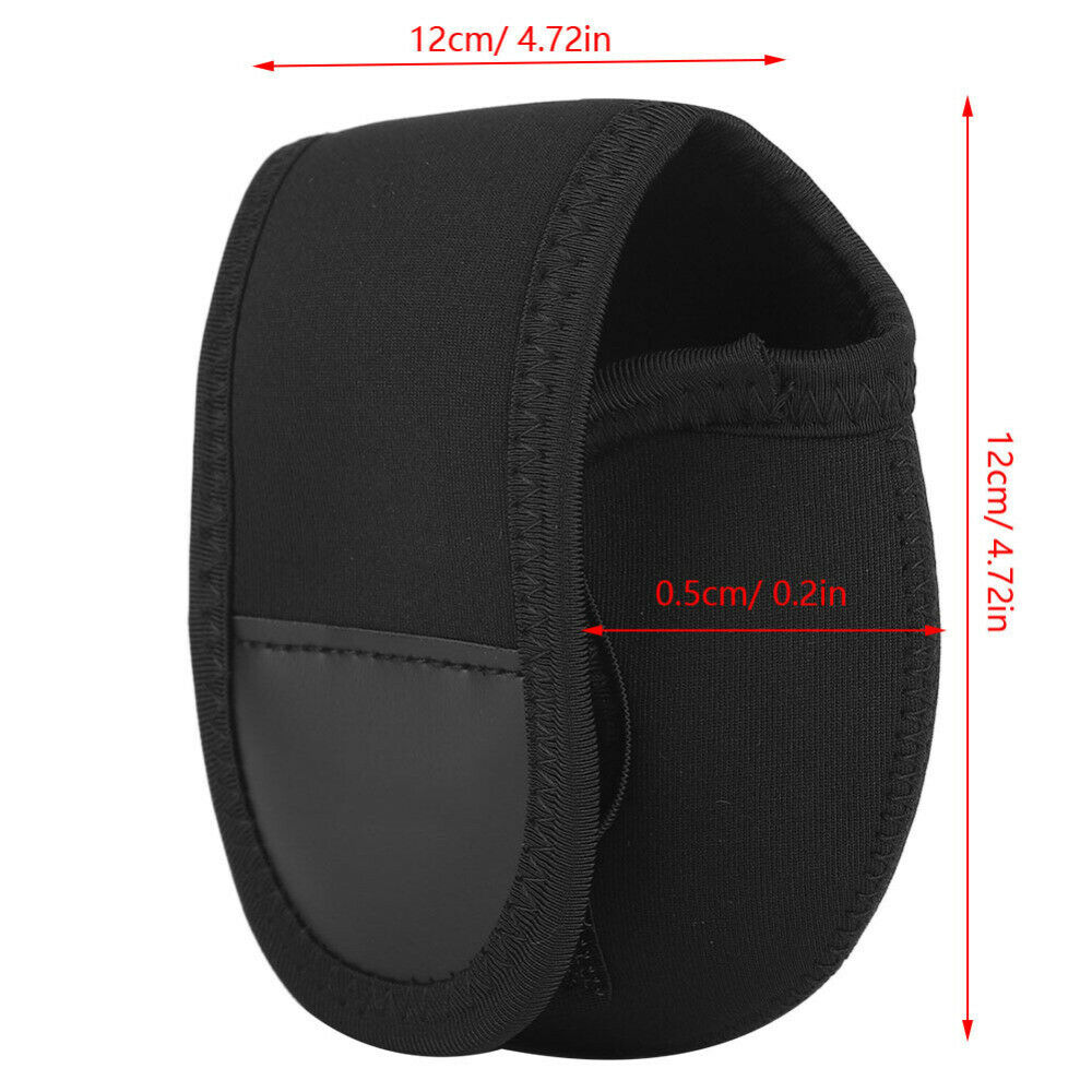 Elastic Fishing Bag Spinning Reel Pouch Baitcasting Protective Case Cover Holder