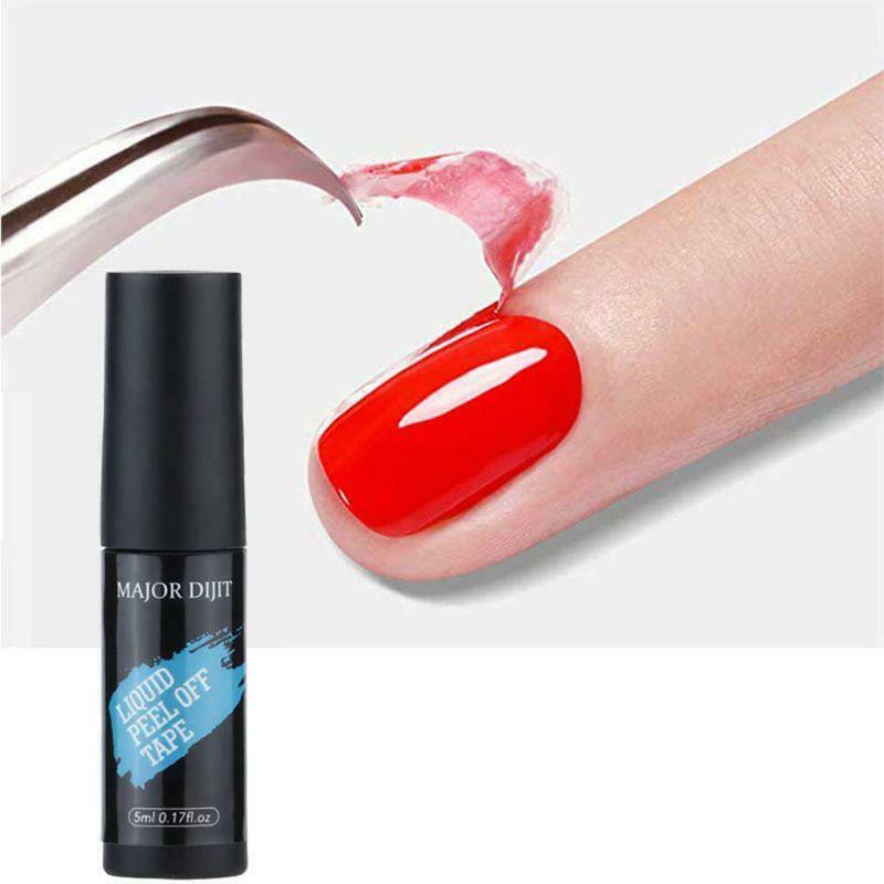 5ML Liquid Nail Peel Off Tape Nail Polish Manicure Skin Protect Glue DIY Tool