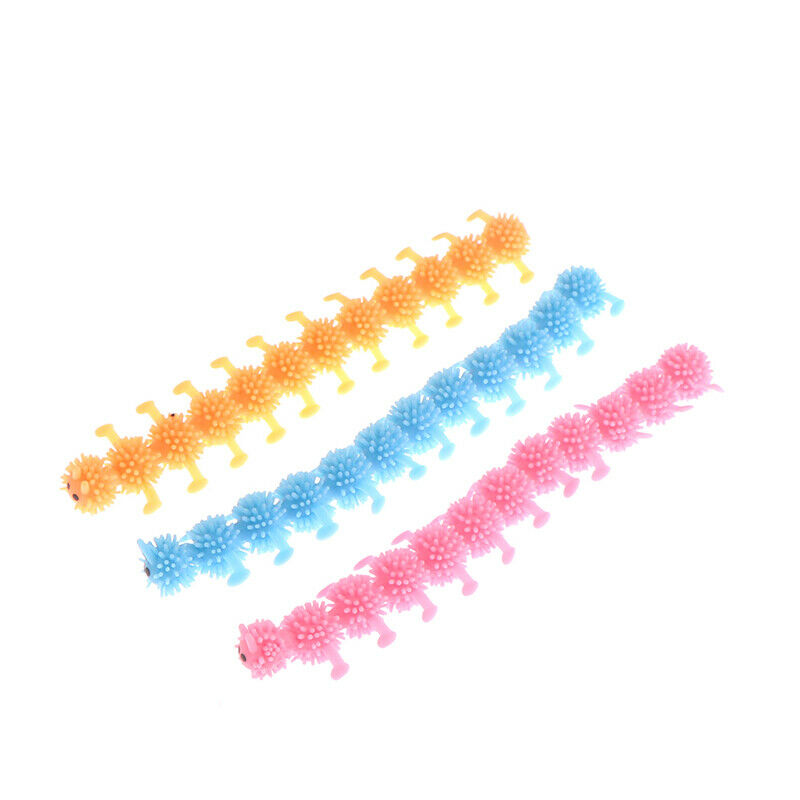 3Pcs 16 Knots Caterpillar Relieves Stress Toys Physiotherapy Stress To.l8