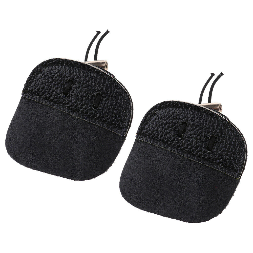 2x Outdoor Archery Finger Tabs 3 Under Tab Finger Saver Protect Guard