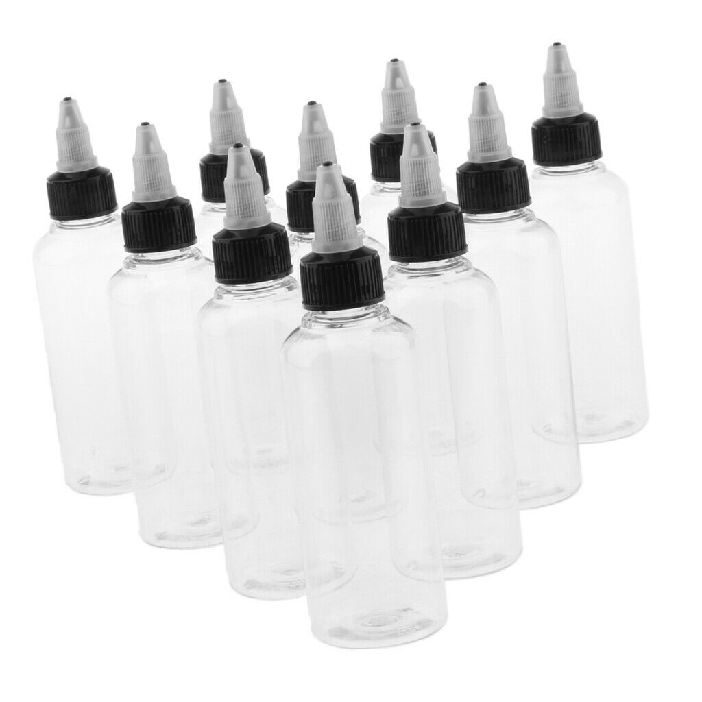 40Pcs 100ml Makeup Cosmetics Arts Dispensing Bottles Tubes for Oil Ink