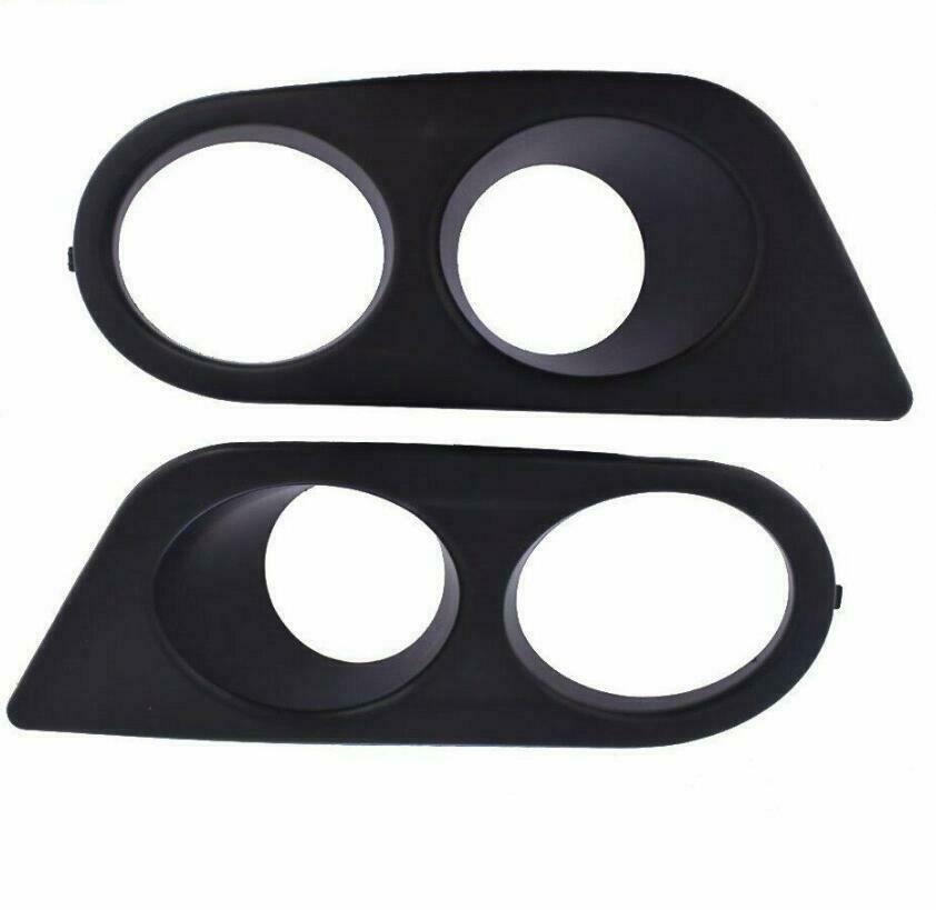 Matte Black Left & Right Front Bumper Fog Light Cover Fits BMW M3 E46 2001-2006
