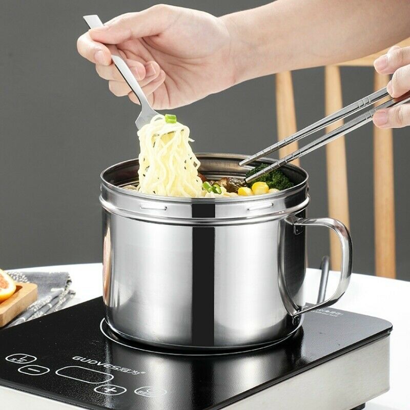 304 Stainless Steel Lunch Box 2 Layers Leak-Proof Food Container Dinnerware Uk