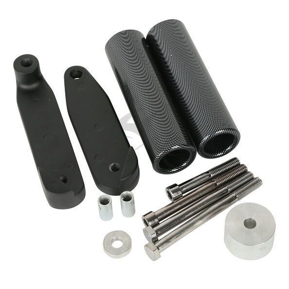 Carbon Fiber Sliders Protector Fit For Kawasaki Ninja EX-250 250R 2008-2013