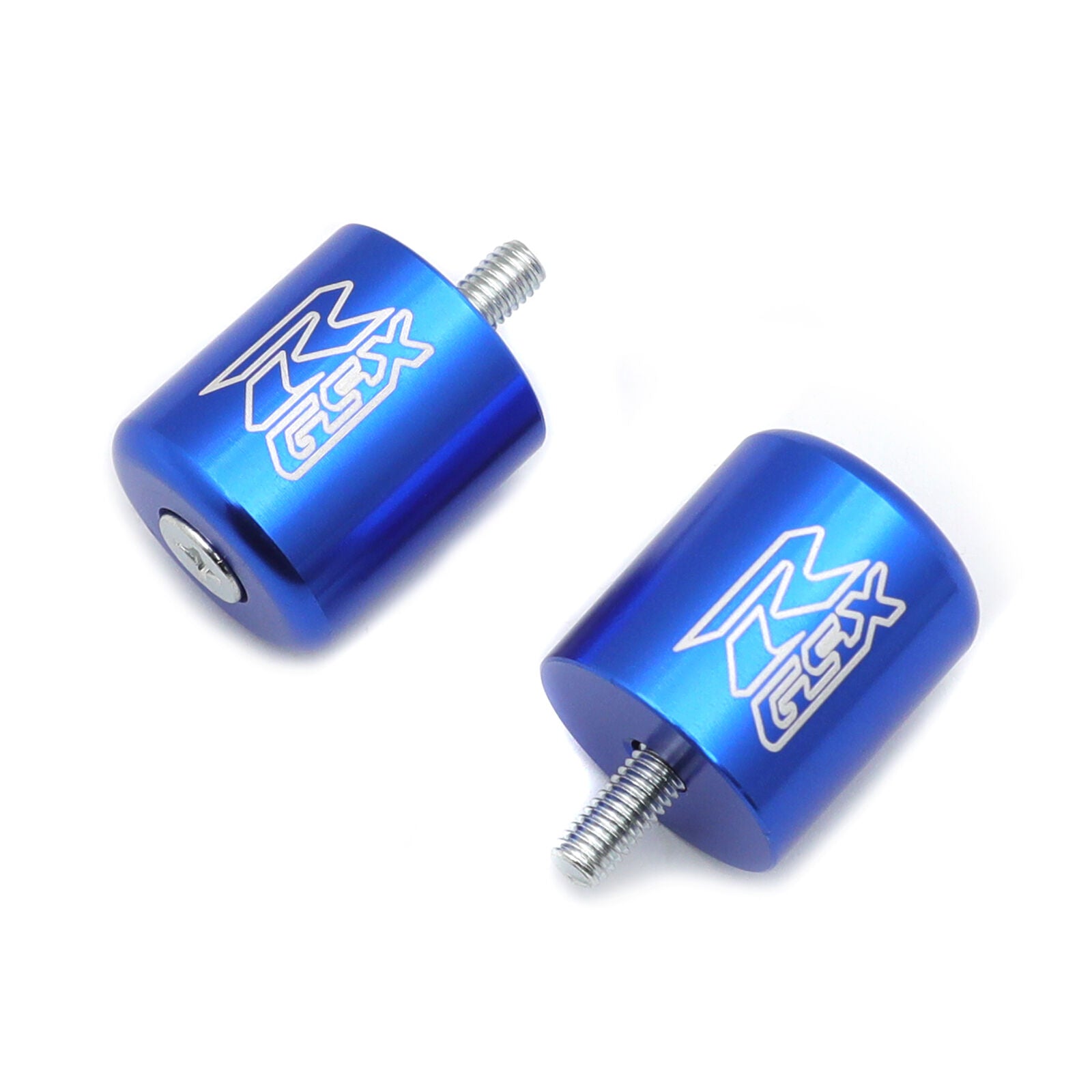 Blue Handle Bar Ends For SUZUKI GSXR600 GSXR750 GSXR1000 06 07 08 09 10 11 12 13