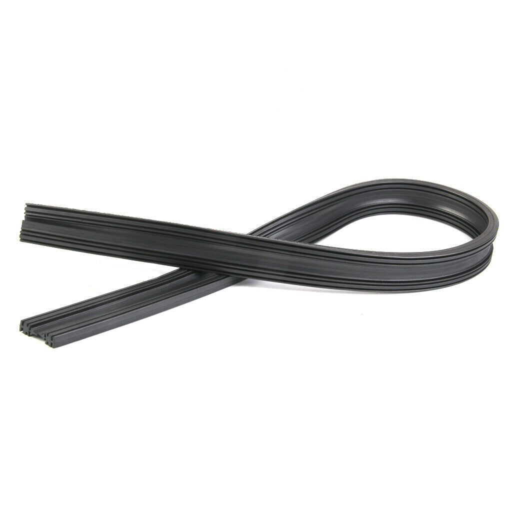 2pcs Frameless Wiper Blade Strips Replacement Insert Refill 6mm Universal