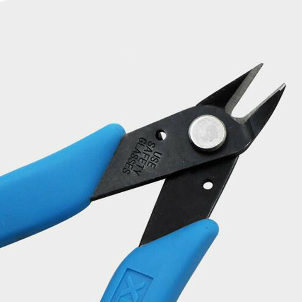 5" Wire Flush Cutter Mini Diagonal Cutting Pliers For Electronics