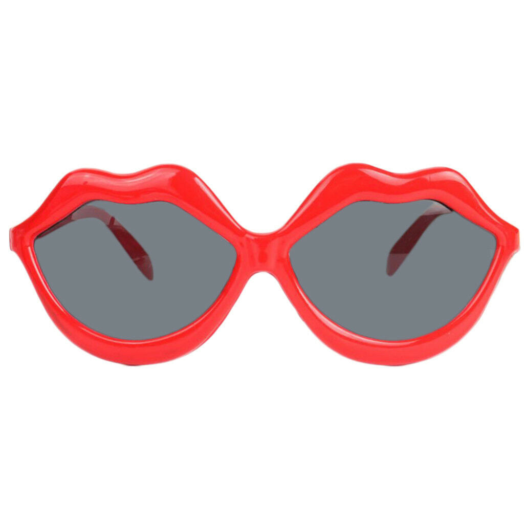 Red Lip Kissing Glasses Sunglasses Wedding Girls Night out Costume Accessory