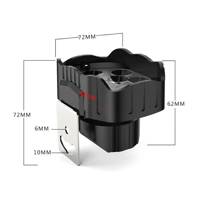 Motorcycle LED Headlight Fog Light 9 Lamp Beads Spotlight for Dirt Bike Scooter