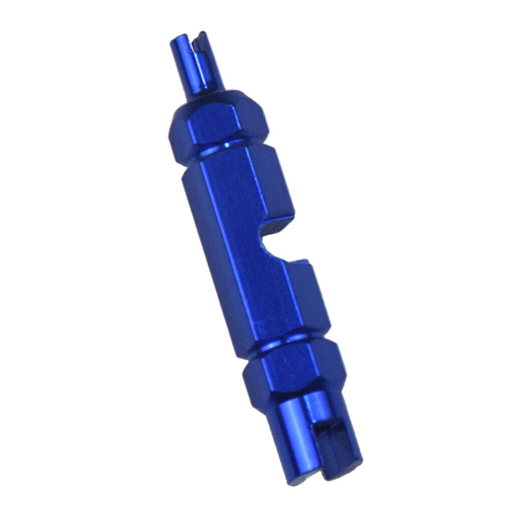 1x MTB Road Bicycle Valve Core Removal Tool Wrench Bike Accessories  Blue