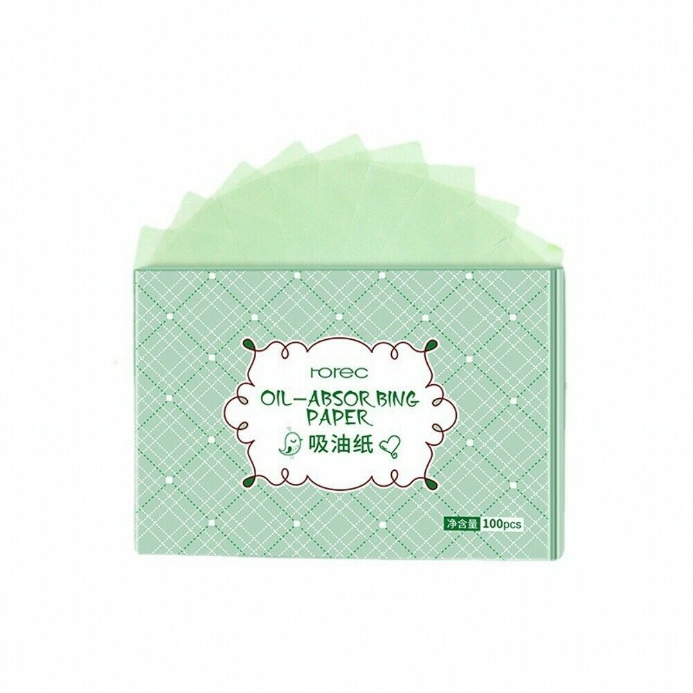 100pcs facial oil-control paper clean refreshing blue film oil-absorbing paper