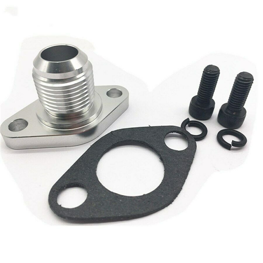 Billet Turbo Oil Drain Adapter Flange T3 T3/T4 T04 T72 T76 T04B T04E -12AN 51mm