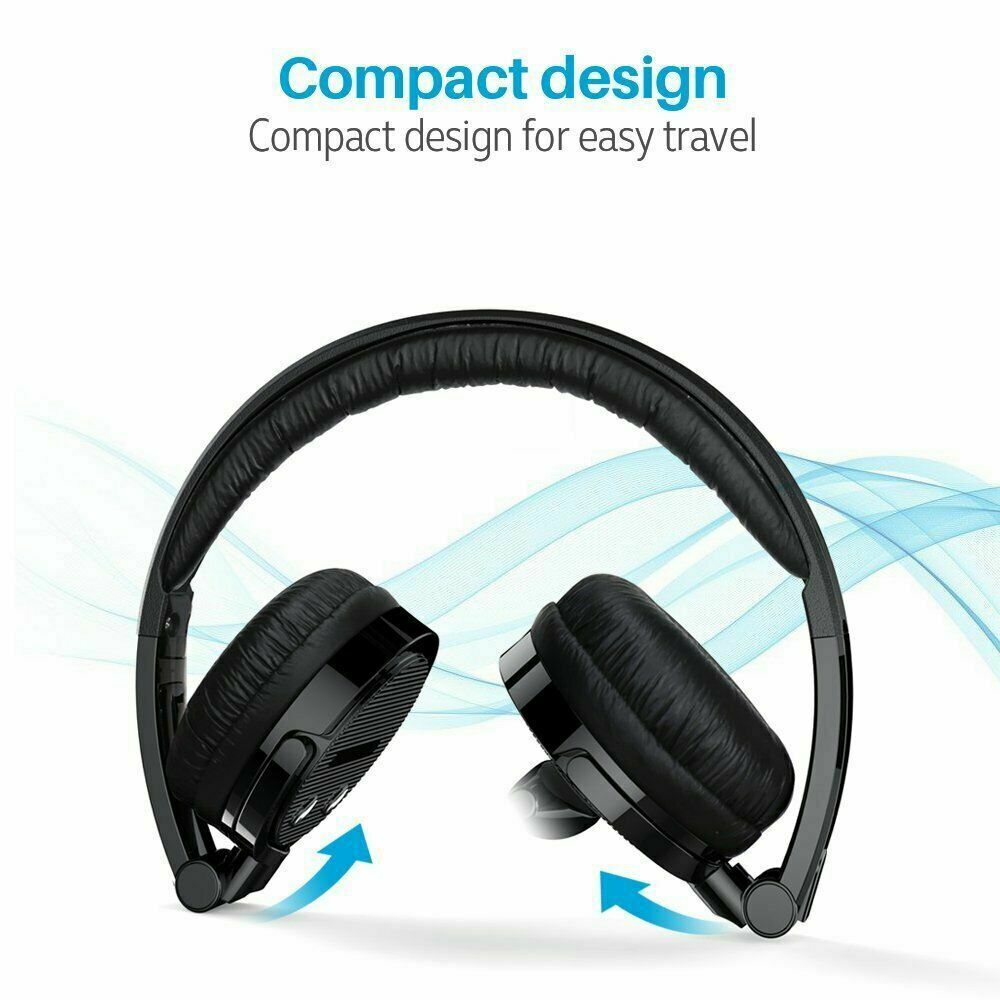Noise Cancelling Headphone Wireless Bluetooth Headset With Boom Mic for Trucker