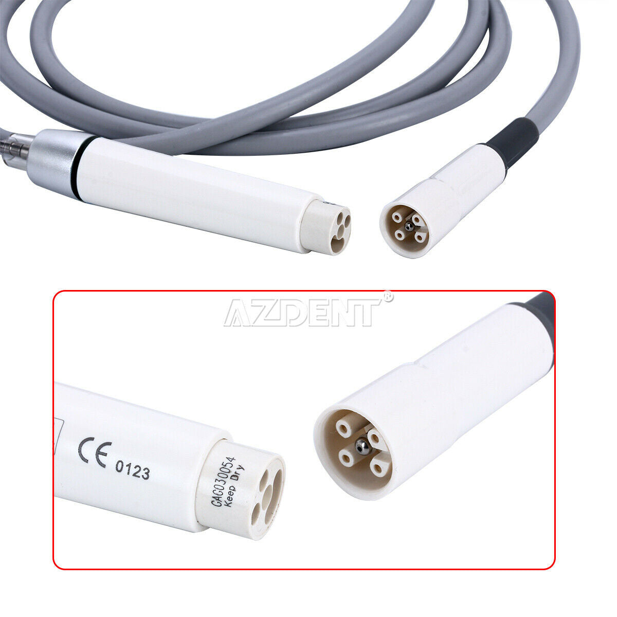 Dental Lab Ultrasonic Piezo Scaler LED Detachable Handpiece F Woodpecker EMS VRN