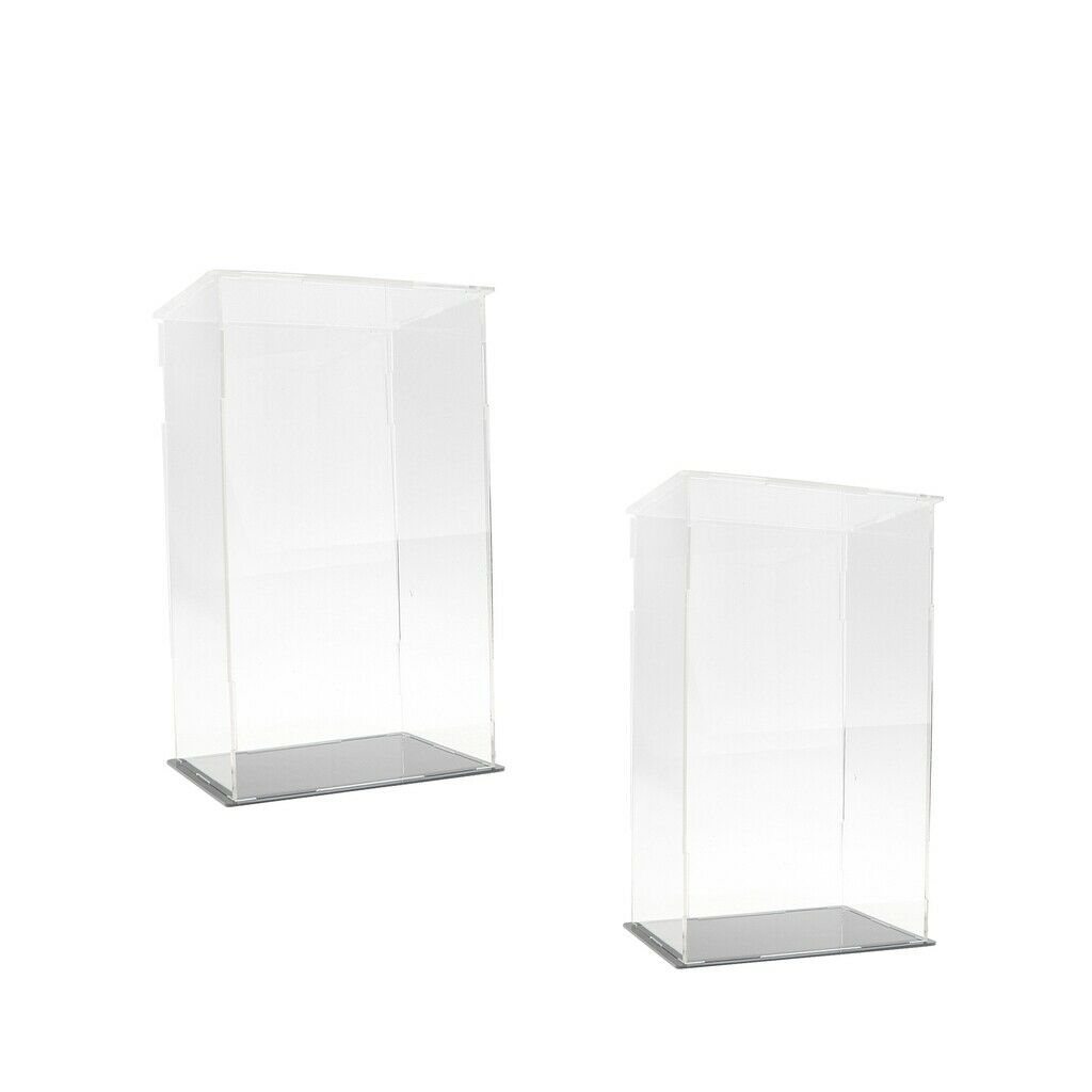 Display Protectors Showcase Storage Box for RG Gundam Statue 13.5x11x23.5cm