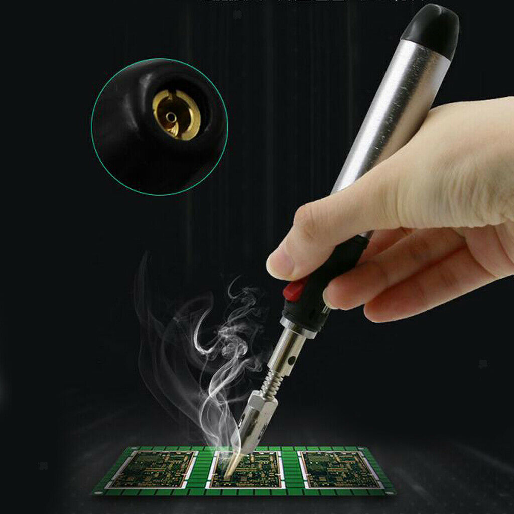 Pen-Shape Cordless Gas Soldering Iron Tool 3 in 1 Self Ignite Welding Torch