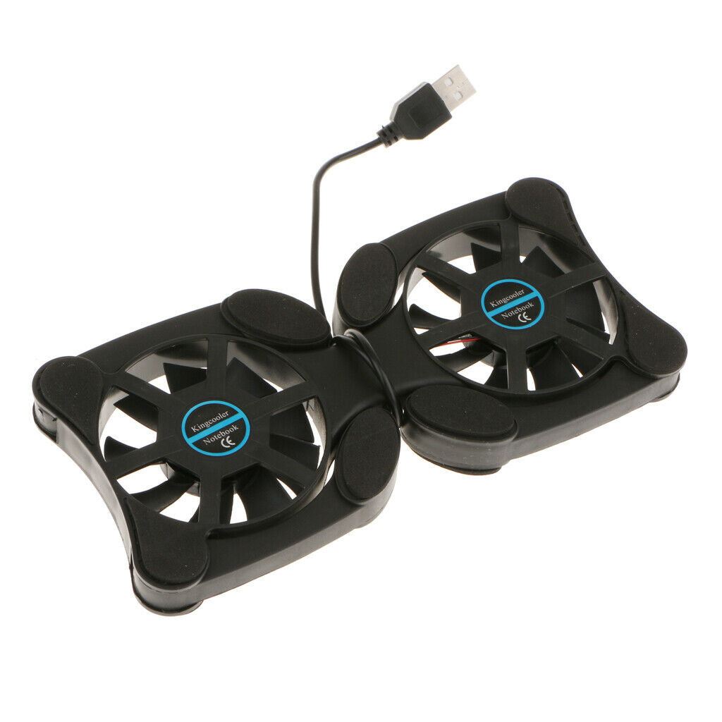 USB Mini Laptop Notebook Foldable Folding Fan Cooler Cooling Pad for Travel