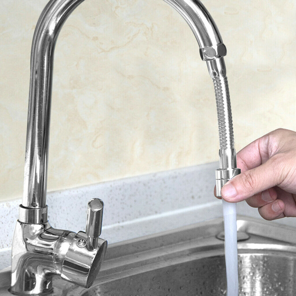 Faucet Sprayer Universal Long Neck Faucet Extension Filter Head Adapter