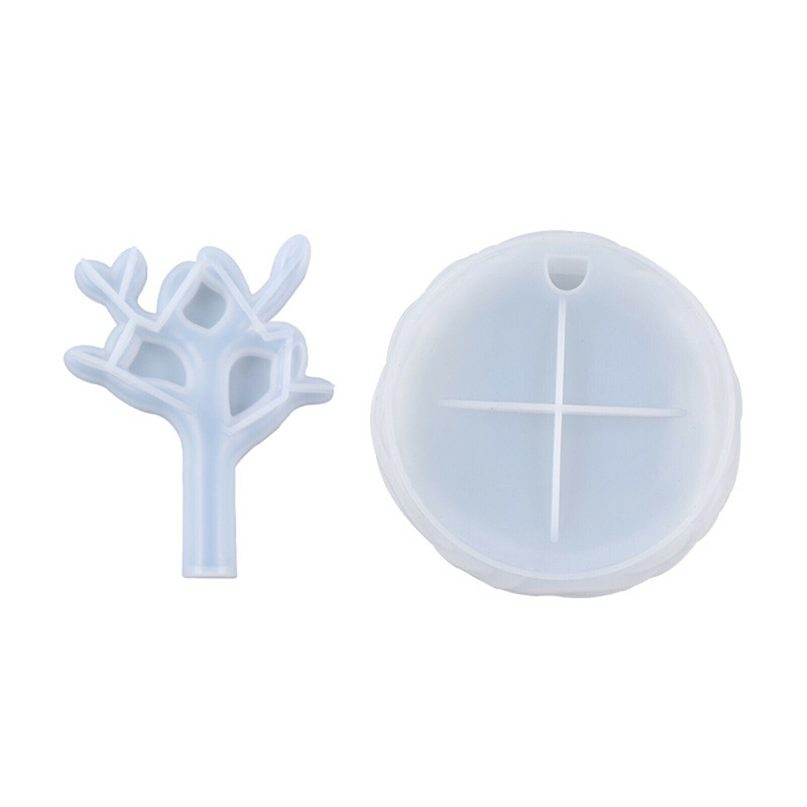 Silicone Jewellery Storage Box Mold Casting Moulds w/ Tree Mold DIY Crafts