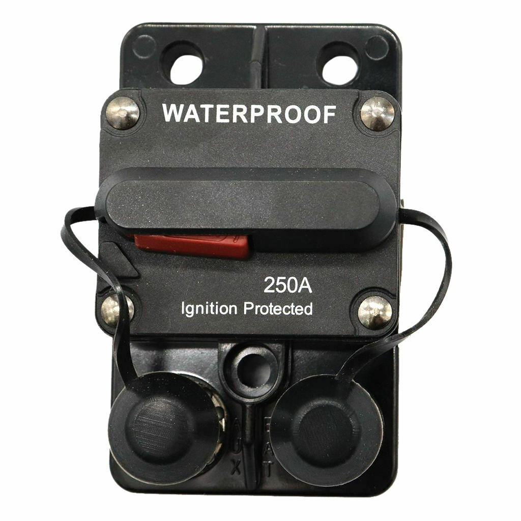 1 piece 250A manual reset circuit breaker for boat, marine,