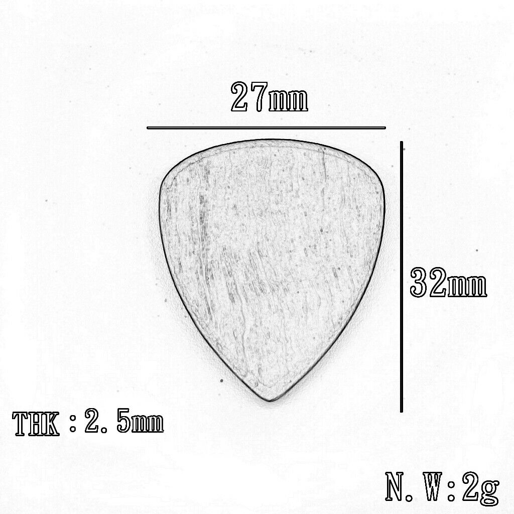 2Pcs Rosewood Guitar Picks Perfect for Music Lovers Performer Beginners Gifts