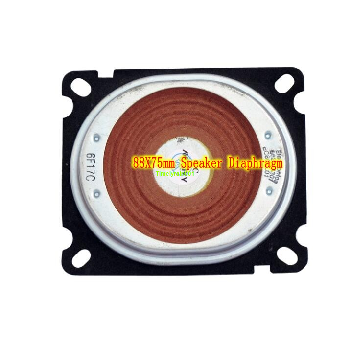 2pcs Bass radiator Speaker resonance plate 88X75mm diaphragm With Spider