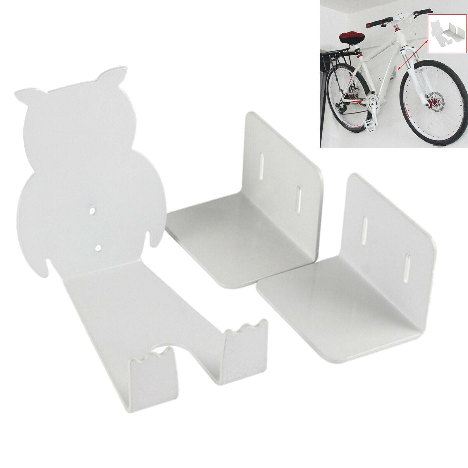 Bicycle Parking Racks Bicycle Pedal Hook Hanger Stands Steel Wall Stand