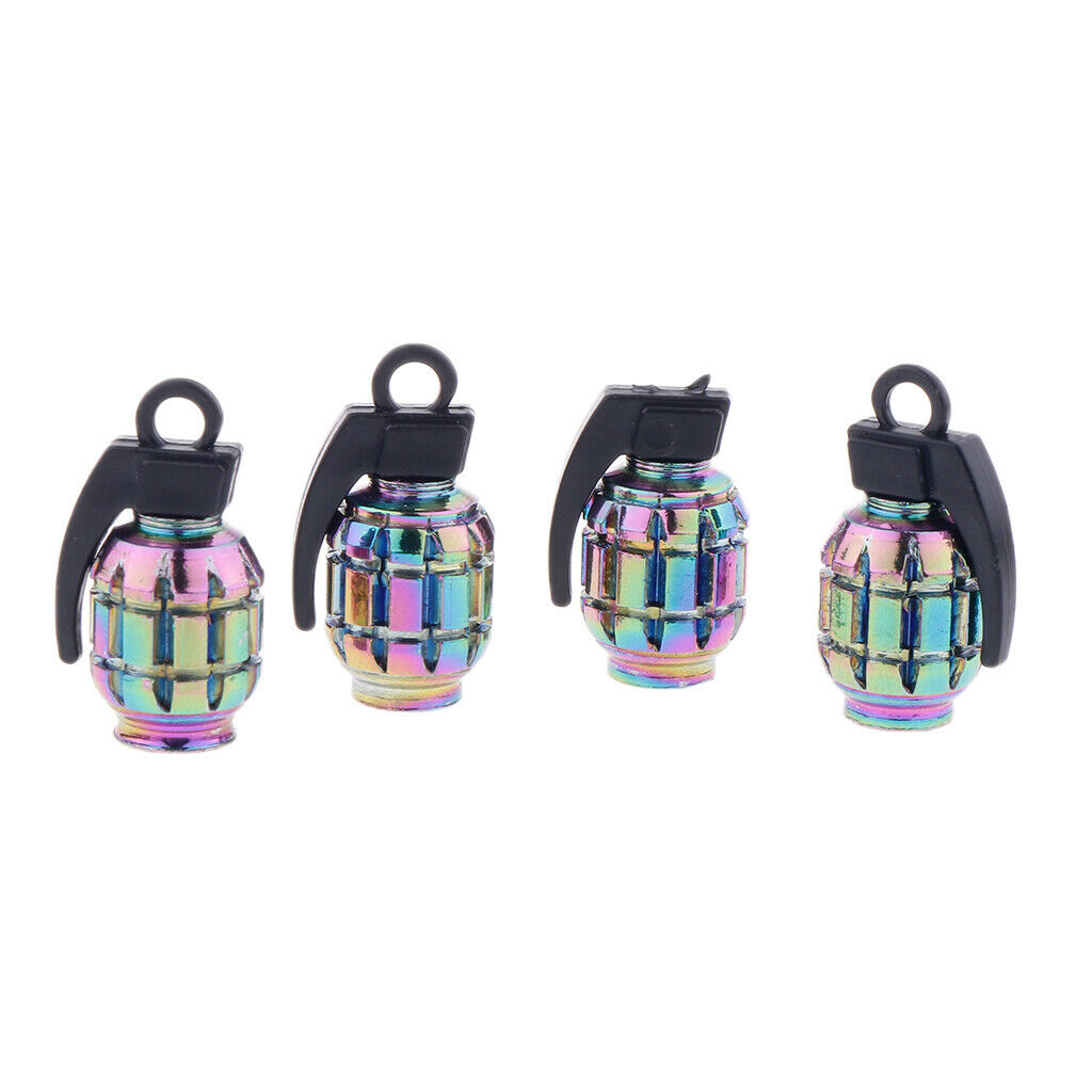 Aluminum Alloy Tire Stem Valve Caps  Dust Cover for Car Motorcycle 2.6x2cm