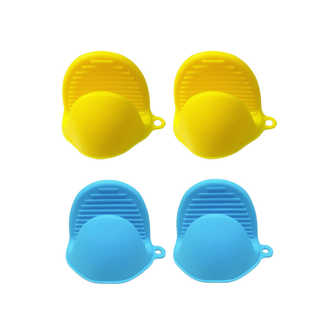 Kitchen Silicone Gloves Slip Jar Hand Clip Protector