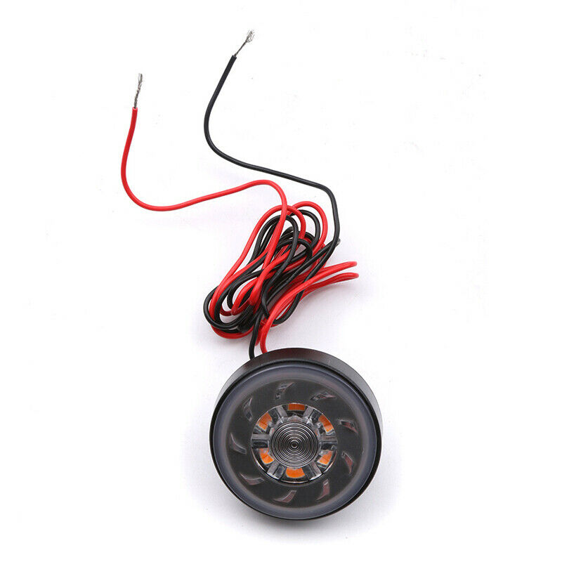 Motorcycle Dirt Bike Round LED Brake Light Waterproof Rear Light Turn Signal Kit