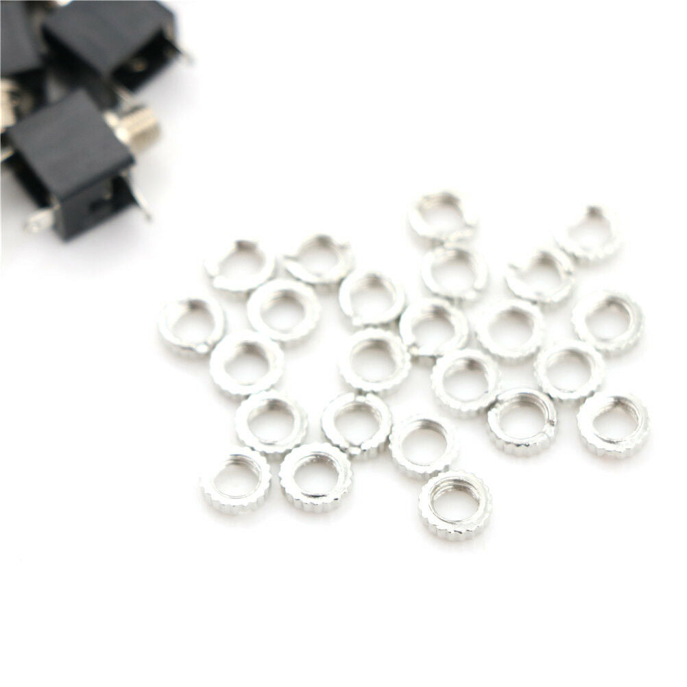 20pcs 2.5mm Female Connector 3 Pin Headphone Jack Socket Mono Channel PJ-2_U SJ