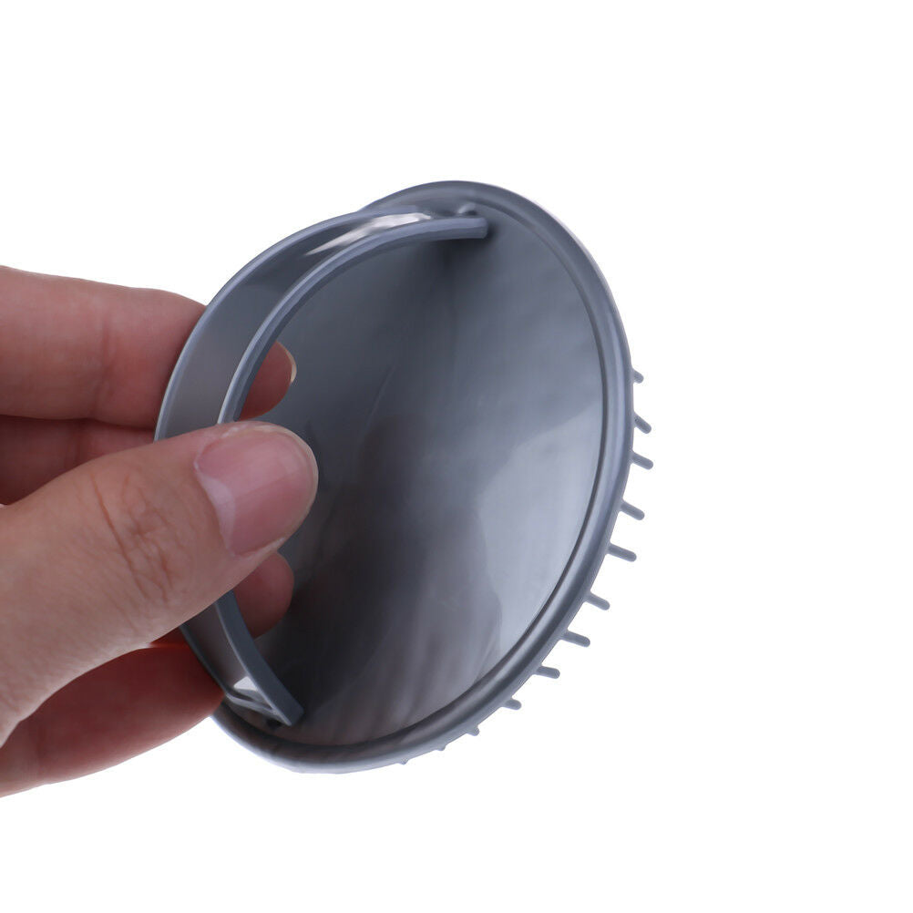 Shower Hair Shampoo Brush Comb Silicone Massage Scalp Anti-Skid Hairbrush.l8