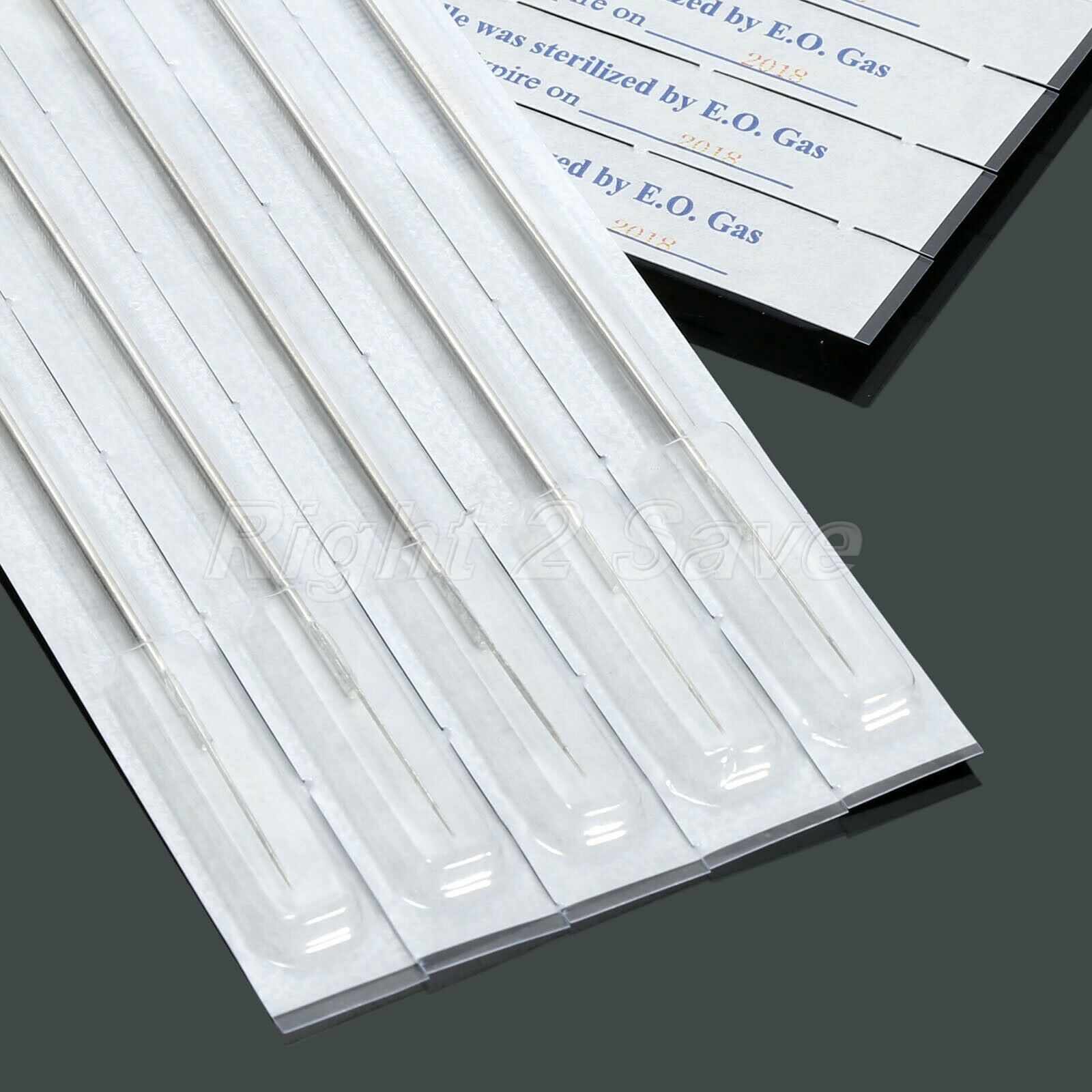 10pcs 3RL Tattoo Needles Body Art Disposable Sterilze Blade Stainless Steel