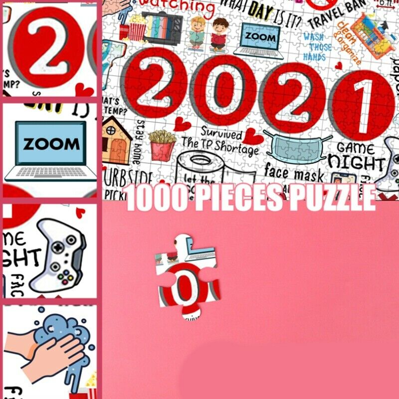 Puzzle 1000 Pieces Jigsaw Puzzles for Adults Paper Assembling Puzzle Games ChiO5