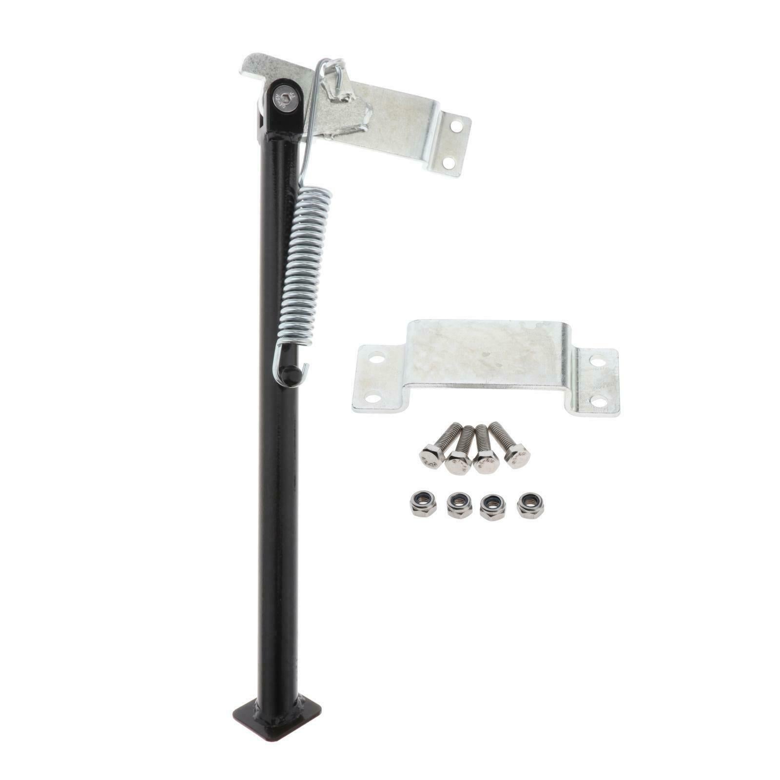 Universal Motorbike Motorcycle Kickstand Clamp On Side Stand Heavy Duty