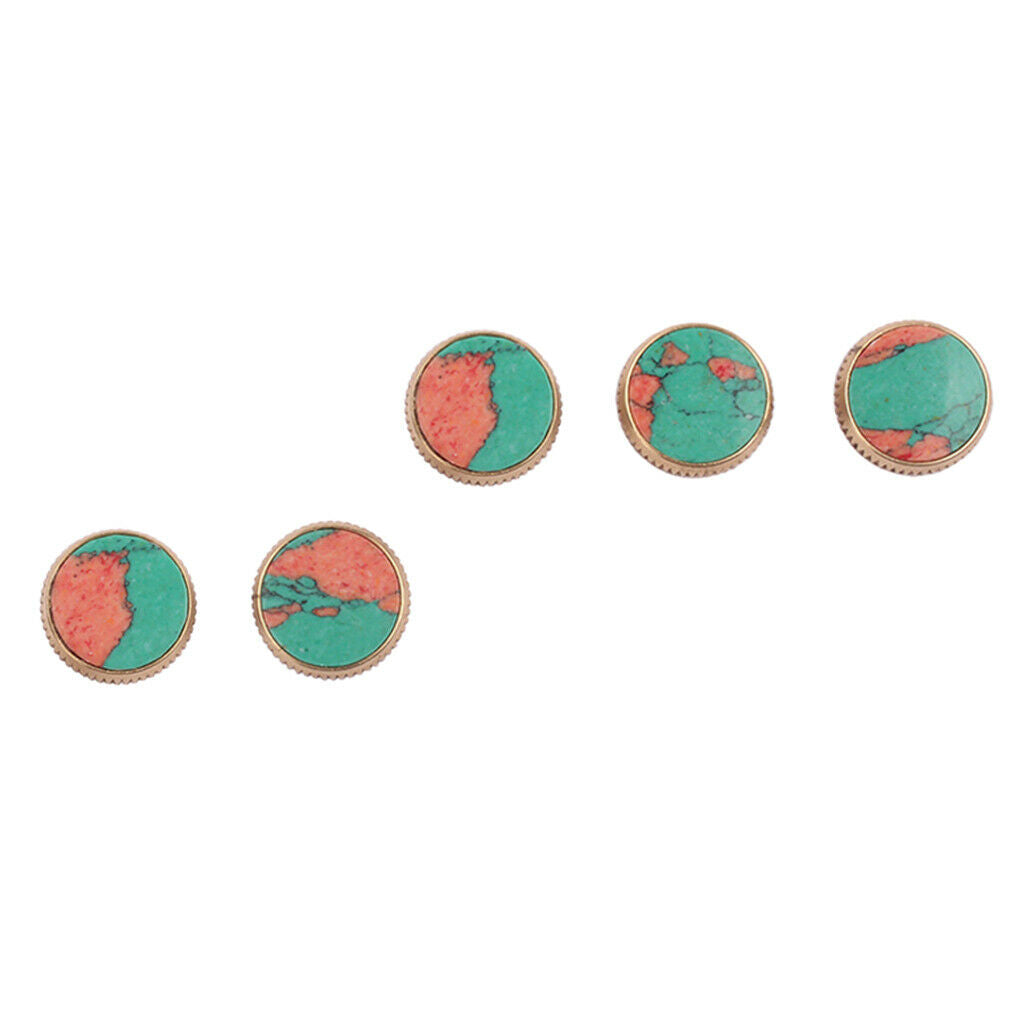 Set of 5 valve buttons for trumpet
