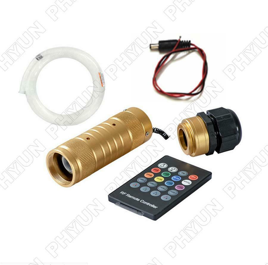 12V 10W RGB LED Car Roof Star Lights 150Pcs Fiber Optic Light RF Remote Control