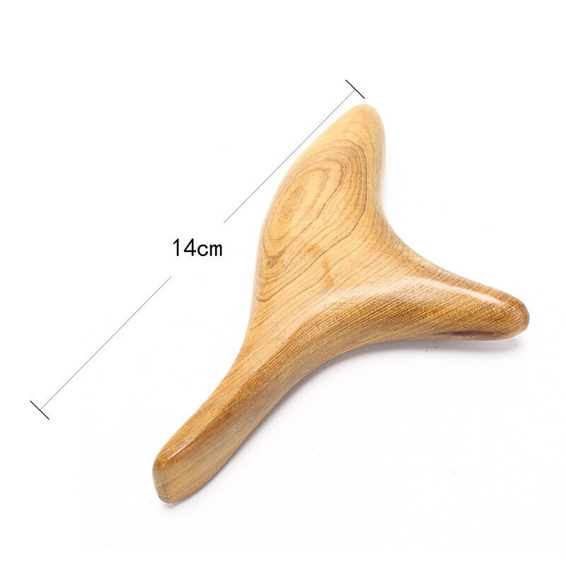triangle body wood neck shiatsu reflexology wooden spa  massager blood GwJCABDA