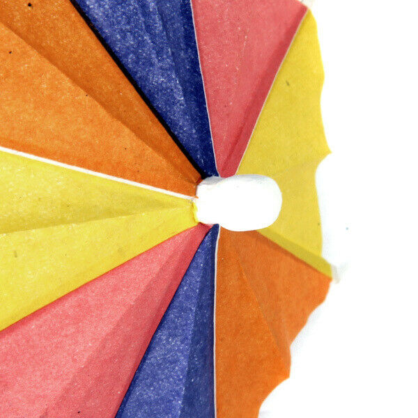 288 PCS Colorful Paper Umbrellas Paper Sticks, Cocktail Parasol Picks, Cupcake
