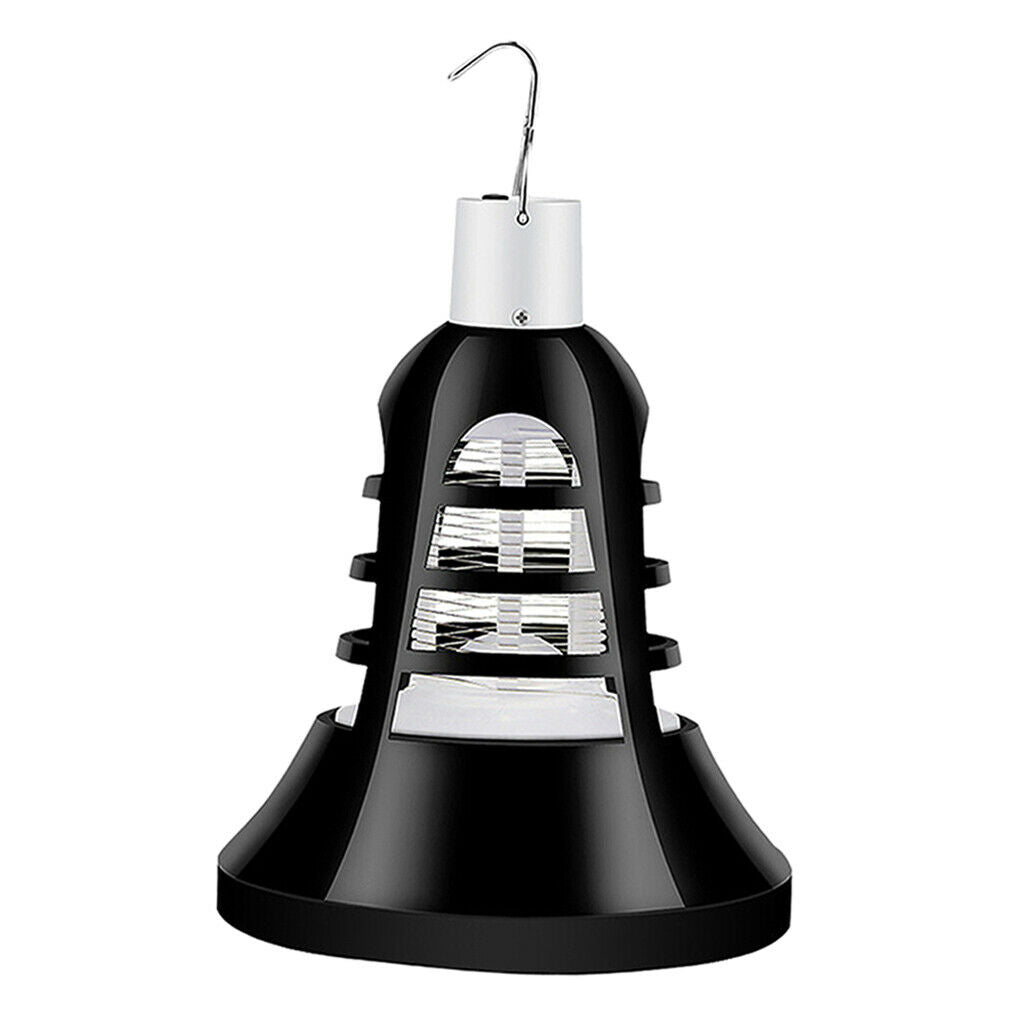 Bug Zapper LED Lamp Flying Mosquito Killer Catcher Tent Light for Camping
