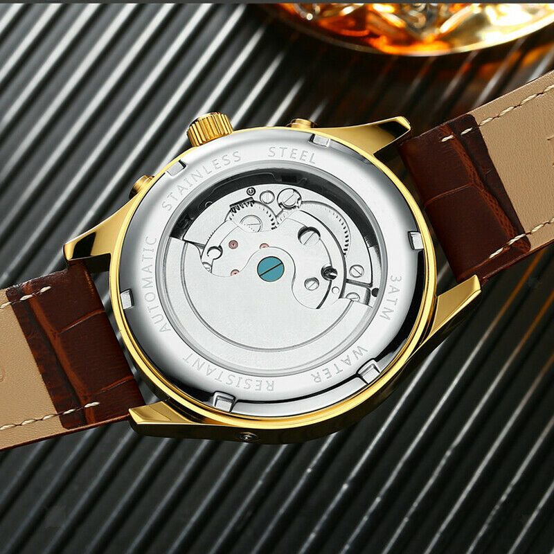 Men Chronograph Waterproof Watch Date Calendar Deluxe Analog Display Watch