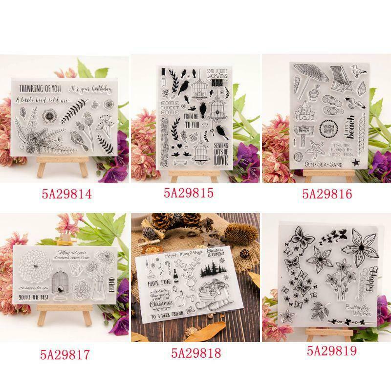 Home Sweer Home Silicone Clear Stamp Seal DIY Scrapbook Embossing Album Decor