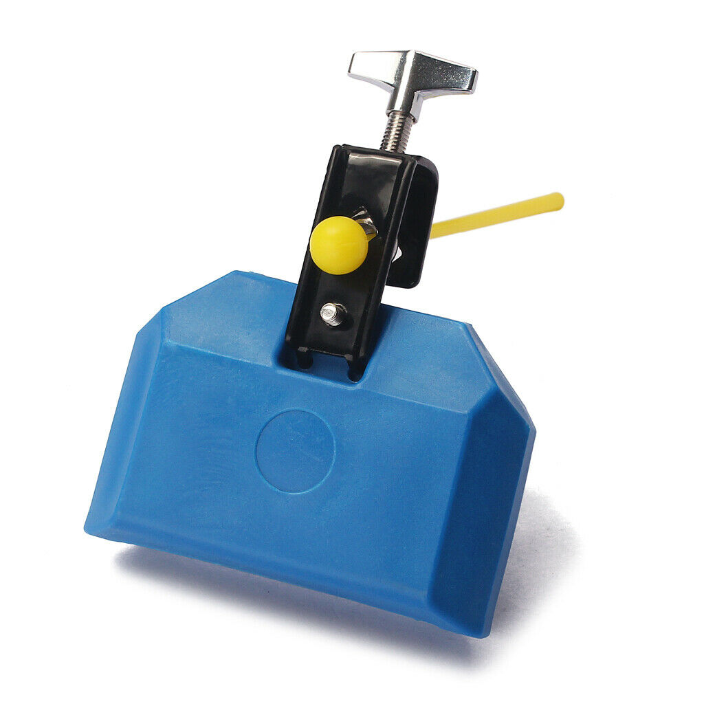 Durable Blue Eco-friendly Plastic Percussion Instruments Jam Block Latin Drum