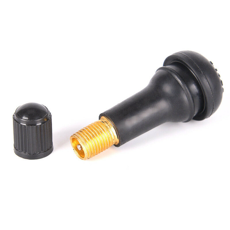 5PCs/set Black TR413 Tubeless Car Wheel Tire Valve Stems with Caps Tyr.l8
