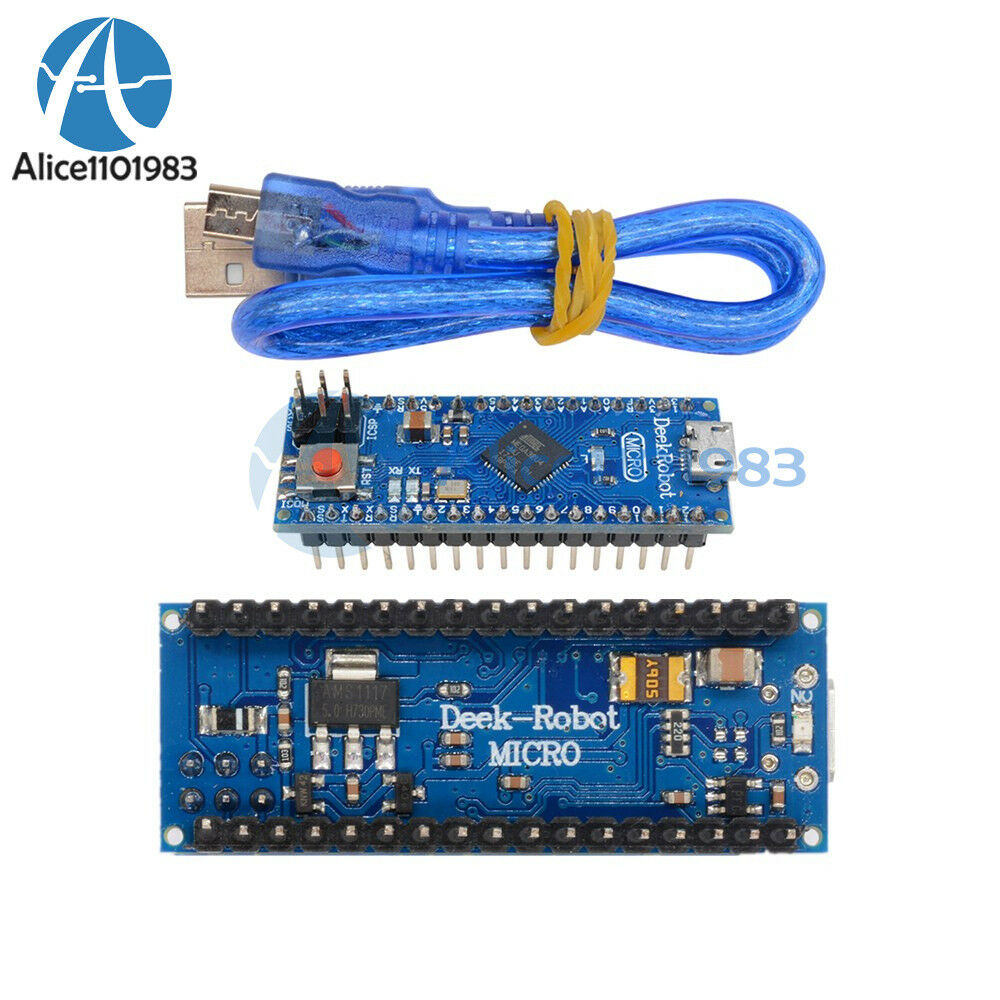5V 16MHz ATmega32u4 Micro Controller Board for Arduino w/ Cable Replace Pro Mini
