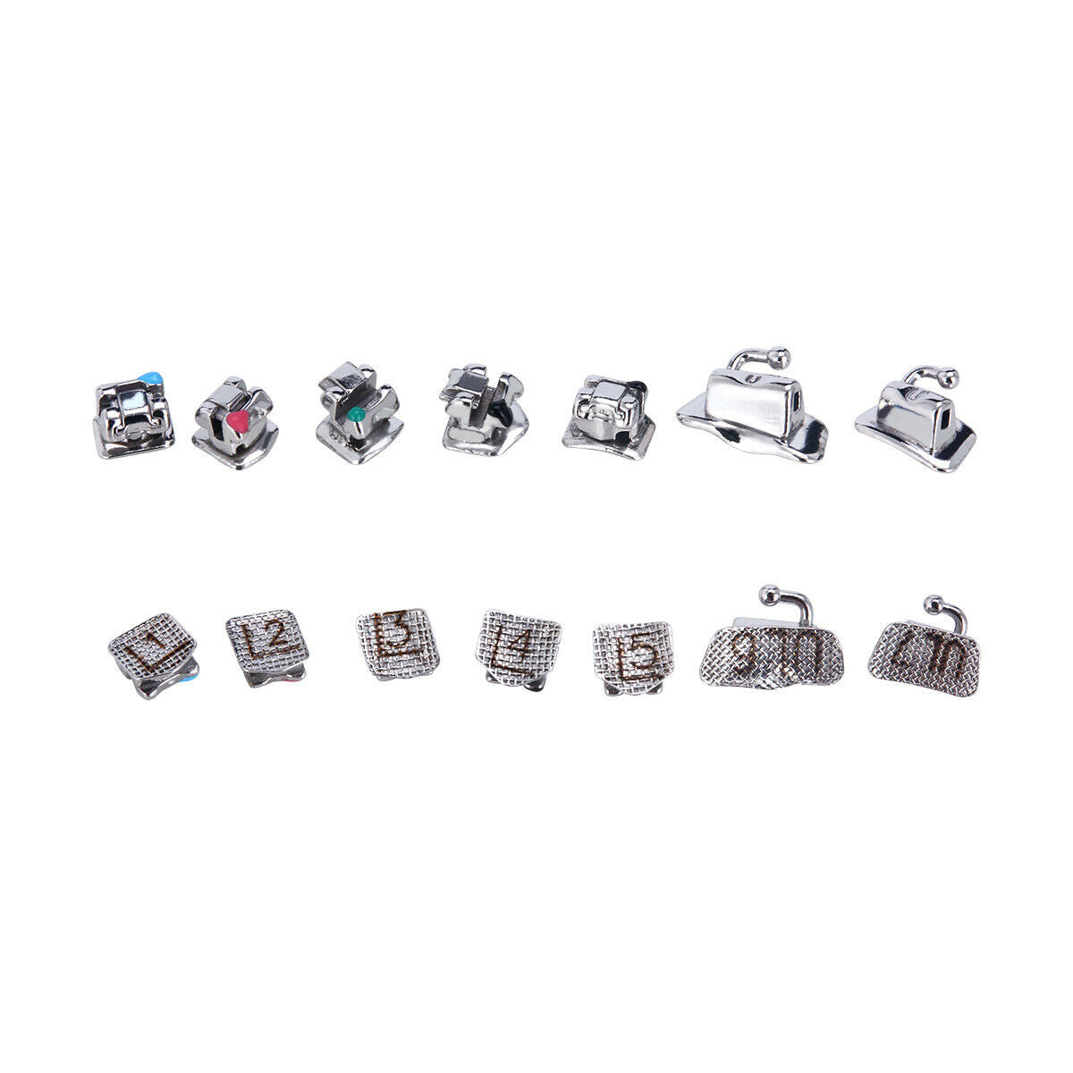 3 X Dental Orthodontic Self-Ligating Brackets Roth.022 Hooks 3 4 5 & Tool AZDENT