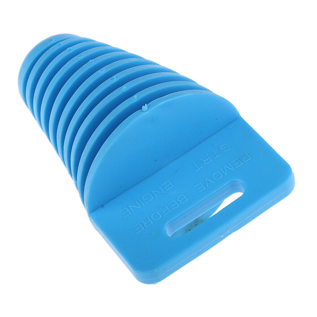 Exhaust Pipe Muffler Wash Plug Bung Cleaner Motorbike ATV Dirt Bike Blue